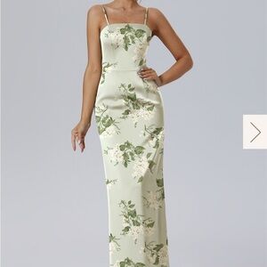 AW Ionosphere Dress | Satin | Sage Garden Party | Size 0